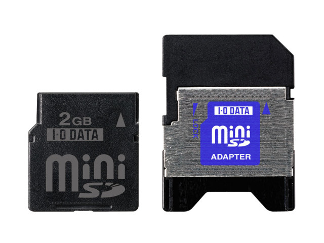 I/O DATA miniSD������ miniSD�����ץ������å� 2GB SDM-2G/A