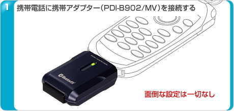 �g�ѓd�b�Ɍg�уA�_�v�^�[�iPDI-B902/MV�j��ڑ�����