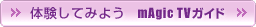 �̌����Ă݂悤 mAgic TV�K�C�h