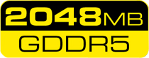 2048MB GDDR5