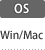 対応OS：Win／Mac