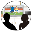テレビからもアクセス!
