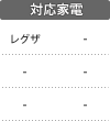 対応家電：レグザ（REGZA）