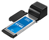 ExpressCard/54スロットでもUSB 3.0が増設できる！カードアダプタ標準添付