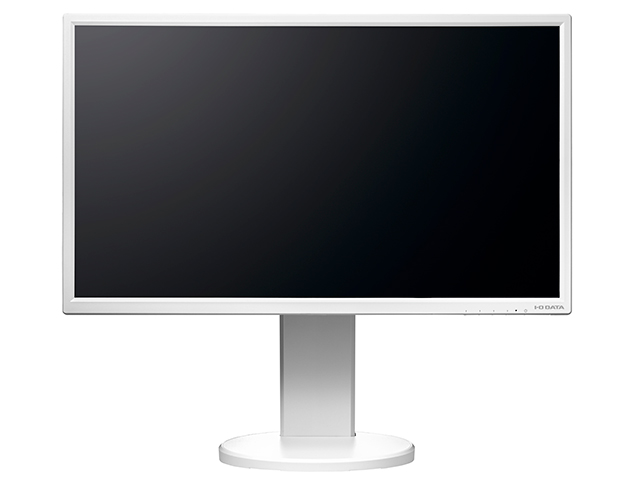 LCD-MF245EDS-Fシリーズ（ホワイト）　正面2（アームを伸ばした状態）