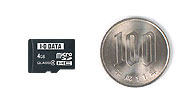 miniSDカードを小型・コンパクトにした超小型記録メディア