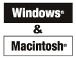 Windows&Macintosh両対応!
