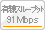 有線スループット91Mbps