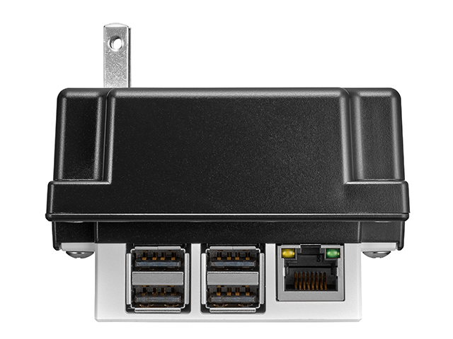 UD-RPPLG3BP　USBおよびLANポート側