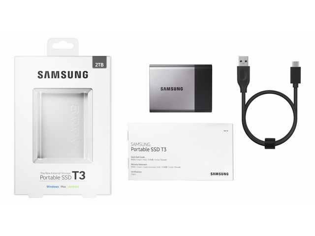 Portable SSD T3シリーズ　集合イメージ