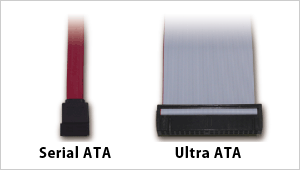 Serial ATAとUltra ATAの比較
