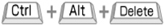 �uCtrl�v�{�uAlt�v�{�uDelete�v