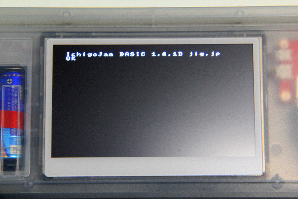 IchigoDake BASICを装着したIchigoDyhookを起動後の画面