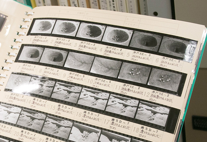 昭和30年代からの図面や写真が大量に記録保存室に残っています。