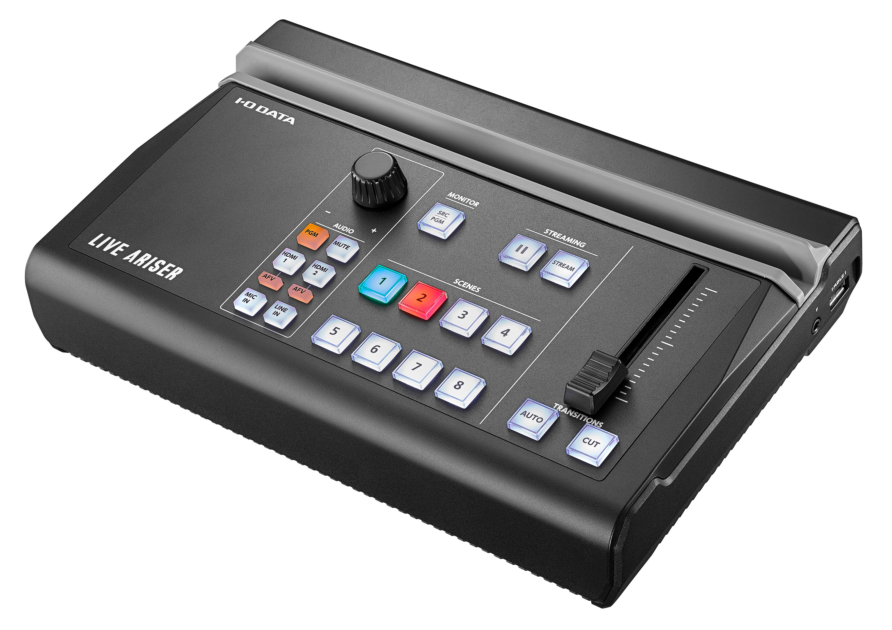 4Kパススルー対応 iPad連動型ストリーミングBOX 「LIVE ARISER」GV-LSMIXER/I