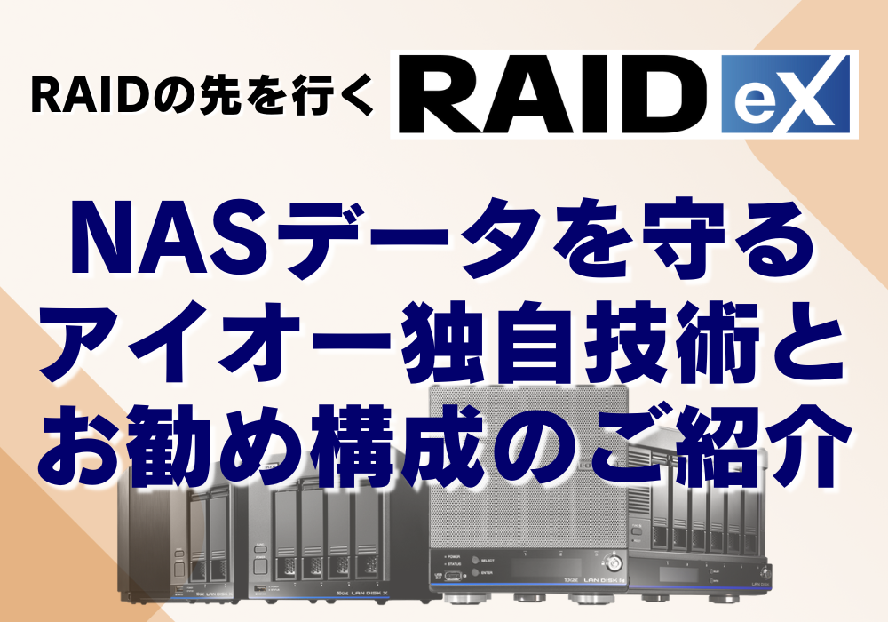 RAIDの先をいく「RAIDeX」 