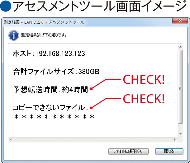 図：アセスメントツール画面イメージ