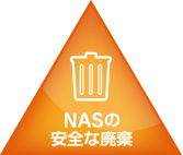 NASの安全な廃棄