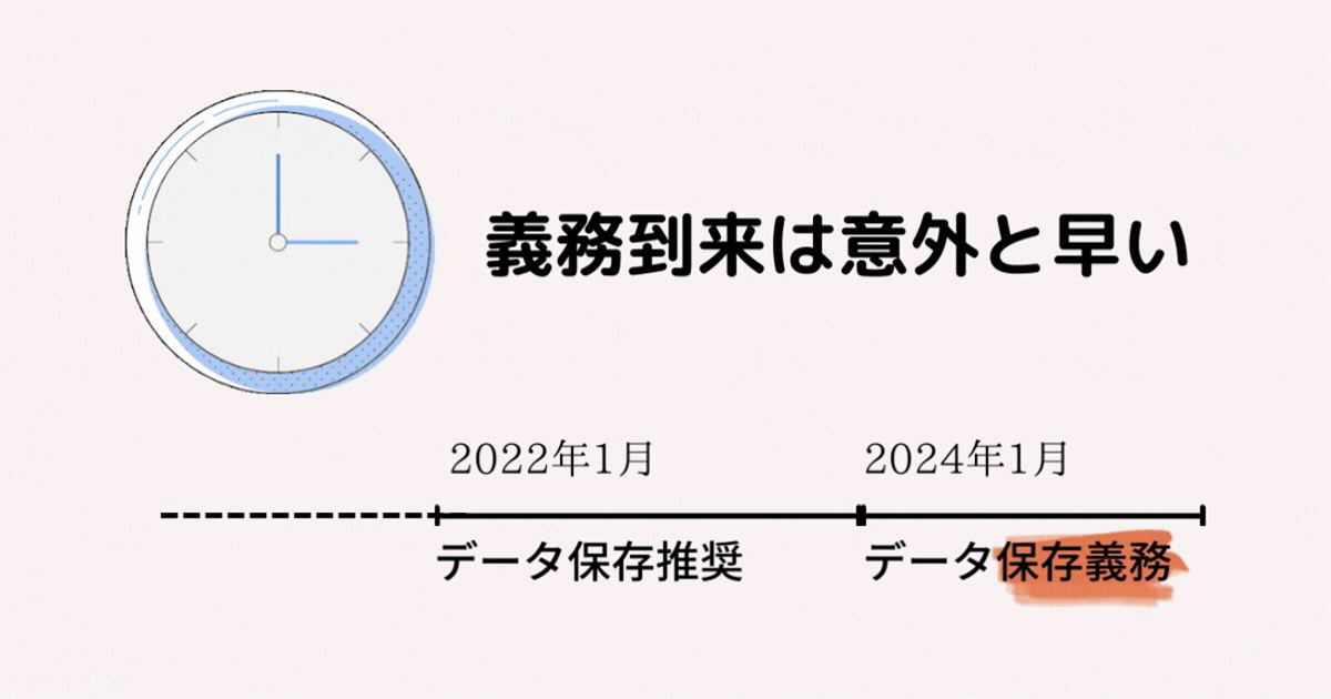 義務到来は意外と早い