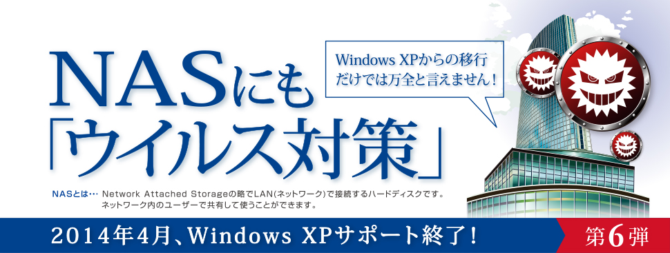 NASにも「ウイルス対策」