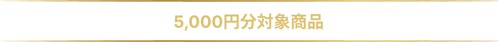 5000円分対象商品