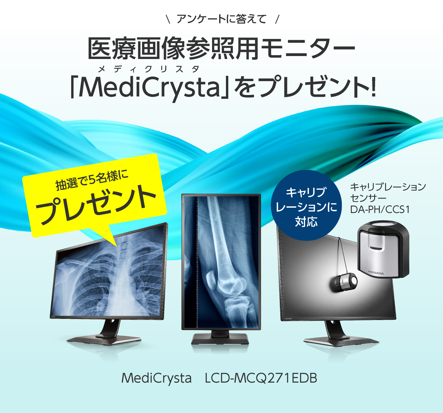 医療画像参照用モニター「MediCrysta」をプレゼント！