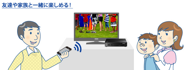 動画はiPhoneで探して、大画面テレビで見る！