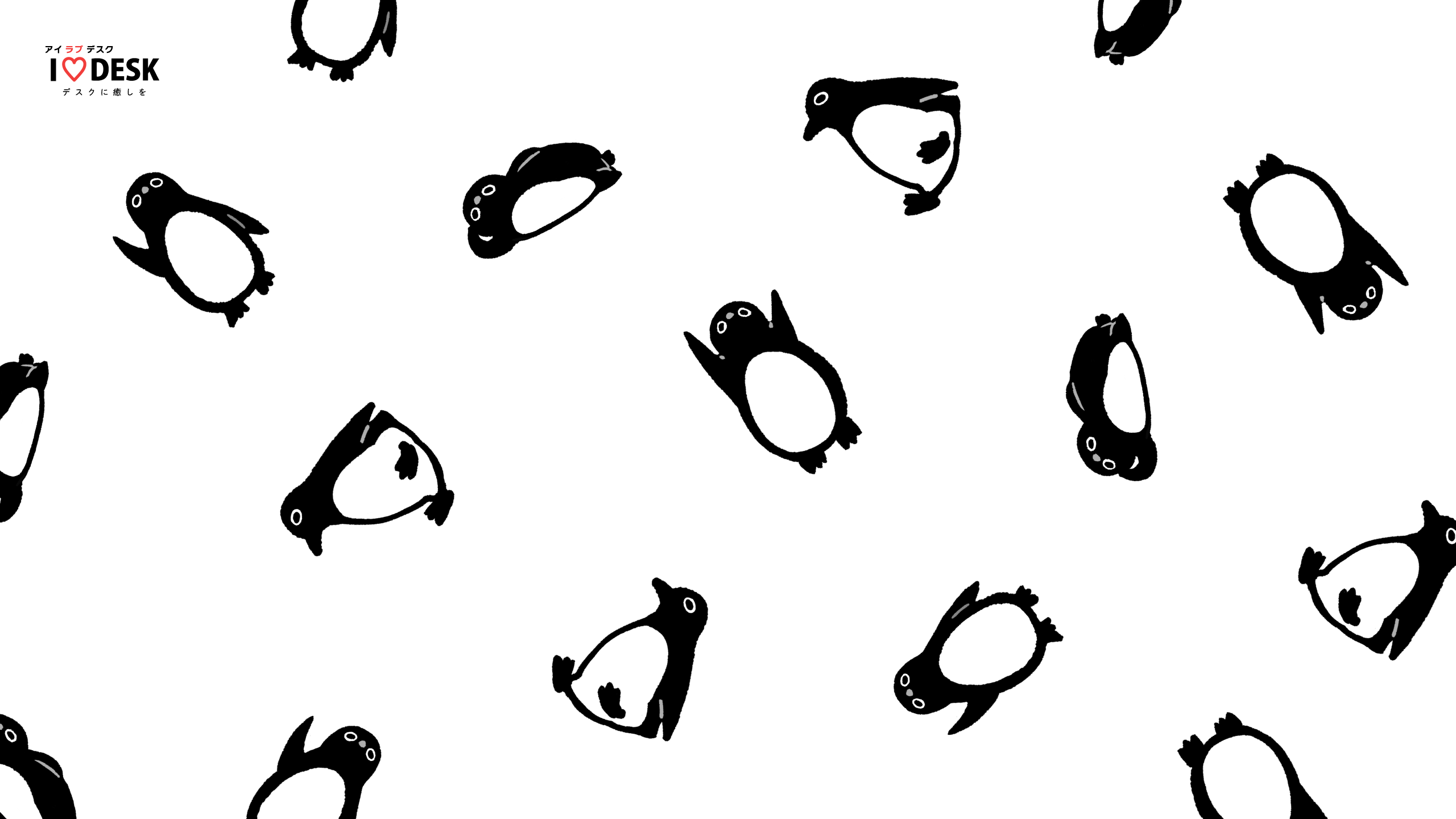 スイカ ペンギン 壁紙