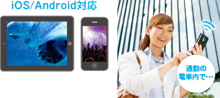 iOS／Android対応