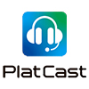 「PlatCast（プラットキャスト）」ロゴ