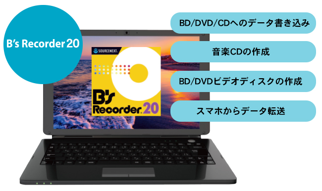 スマホの動画をビデオディスクにできるライティングソフト付き