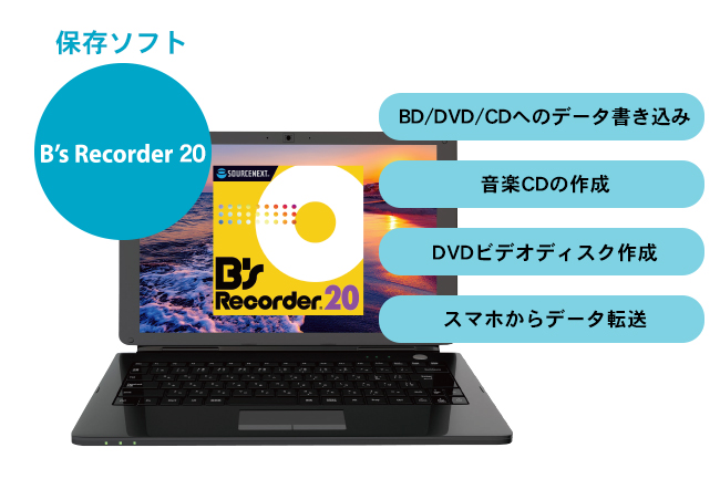 定番ライティングソフト「B's Recorder 20」