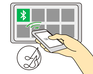 Bluetoothで聴く