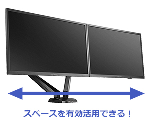 液晶ディスプレイを取り付けた図