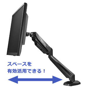 液晶ディスプレイを取り付けた図