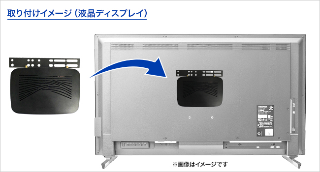 取付イメージ（液晶ディスプレイ）