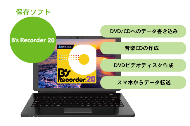 定番ライティングソフト「B’s Recorder 20」