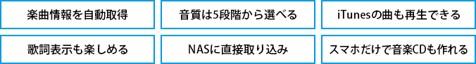 その他、充実の機能が盛りだくさんの「CDレコ」アプリ