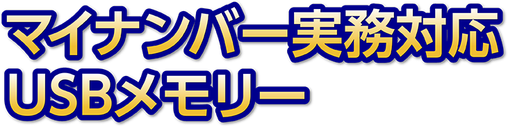 マイナンバー実務対応USBメモリー