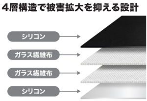 ワイヤレス充電バッテリーの収納にも対応　※特許出願中