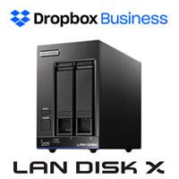 Dropbox Businessライセンスを標準添付したNASとクラウドのハイブリッド運用スタートキット
