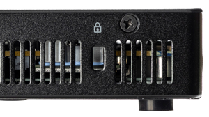 セキュリティロック搭載で盗難リスクを低減