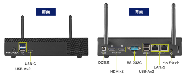 MPC-NCI3W2 | Windows 11 IoT Enterprise搭載 miniPC | アイ・オー