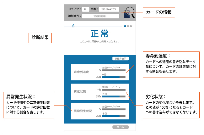 診断結果の詳細説明