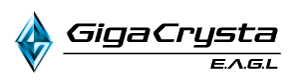 「GigaCrysta E.A.G.L」ロゴ
