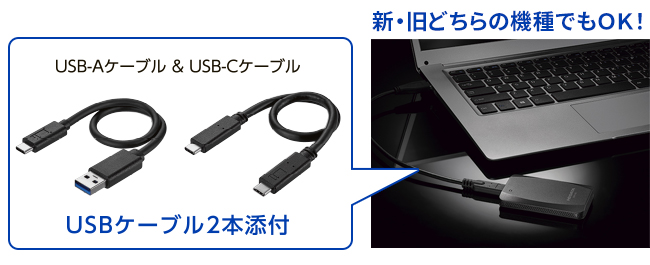 アイ・オー・データ機器 USB3.2 Gen2対応 ポータブルSSD 1TB SSPA-USC1K