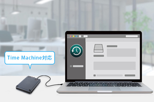 Macのバックアップにもおすすめ　Time Machineに対応