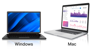 Windows・Macどちらでもすぐ使える！