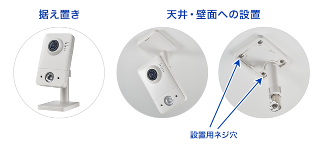 現場に合わせて、柔軟に設置できる