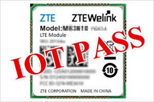 ZTE Welink製通信モジュールを採用